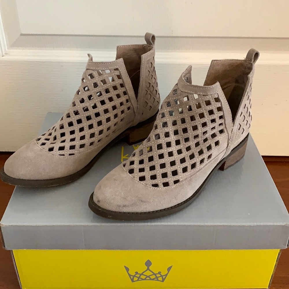 Grey booties